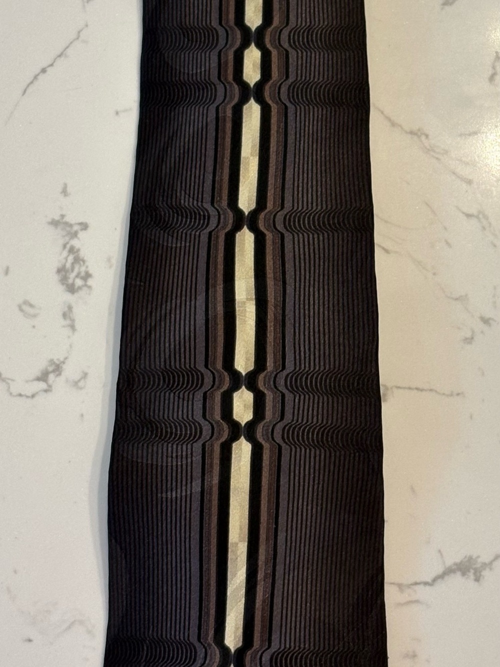 Vintage Emanuel Ungaro Tie Silk Geometric